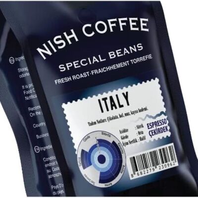 Café espresso italiano Nish de 250 gr