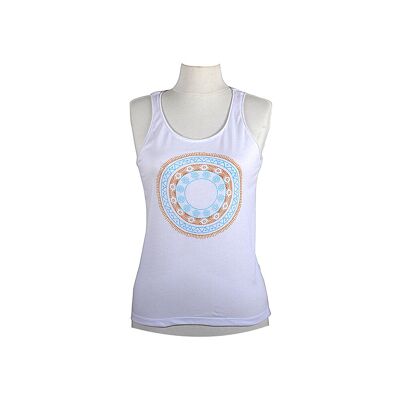 Camiseta sin mangas para mujer BiggYoga Chakra