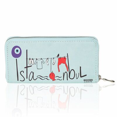 Portafoglio BiggDesign Istanbul blu