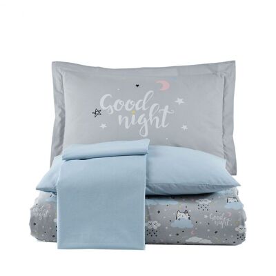 Hobby Daisy Gray - Set copripiumino Popelin Studio