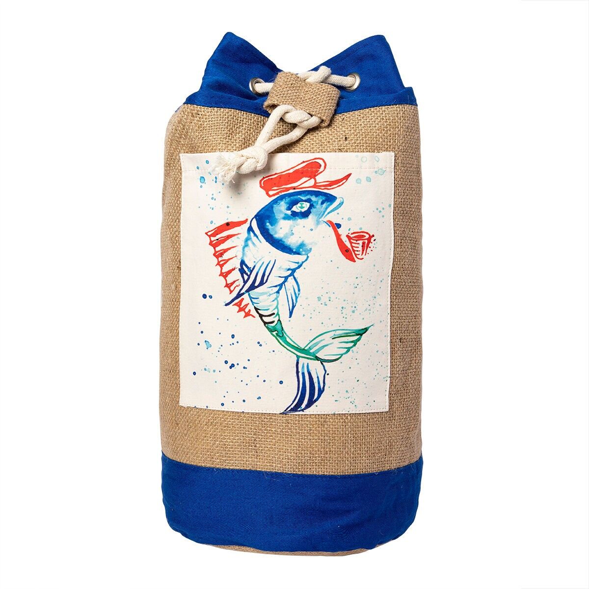 Anemoss Captain Fish Jute Bag