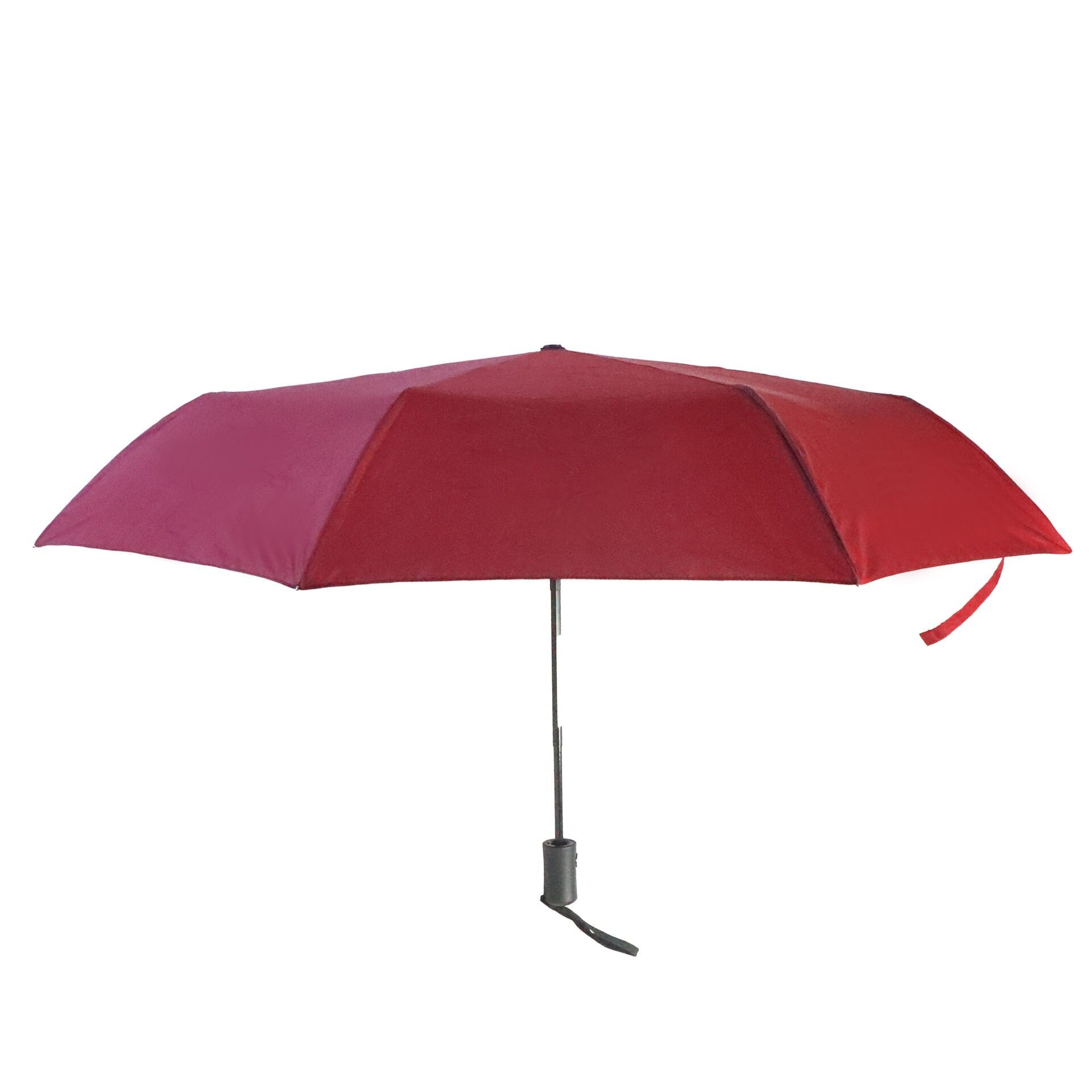 Biggdesign Moods Up Burgundy Automatic Umbrella, Windproof, Quick-Drying, Compact Size For Bags