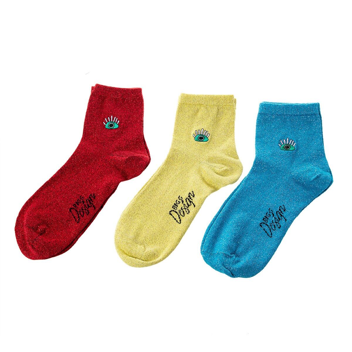 Biggdesign My Eyes On You Glitter Women's Socks Set