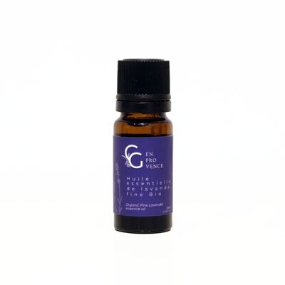 Organic fine lavender essential oil - 10mL