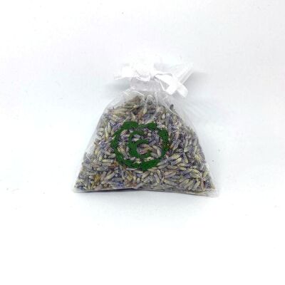 Bag of organic lavender - Organza 8g