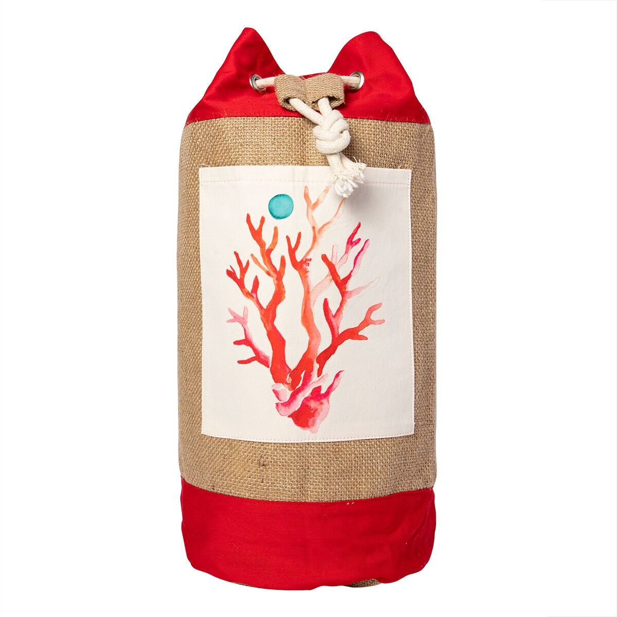 Anemoss Coral Jute Bag