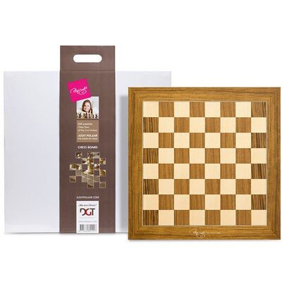 Judit Polgar Deluxe Wooden Chess Board DGT