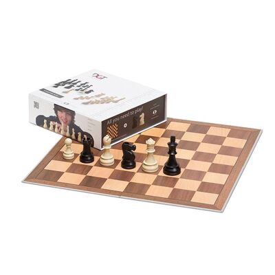 Chess Starter Box Grey (Pieces & Board) DGT