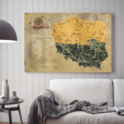 Poland Scratch-off map