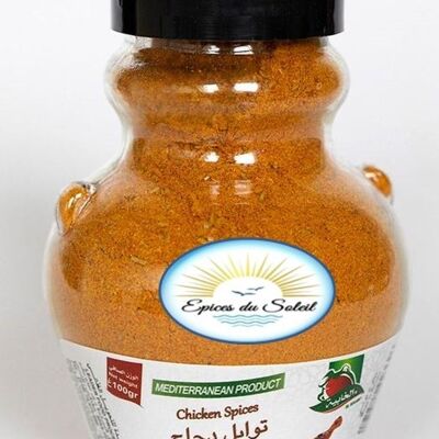 Chicken spice mix - Bottle 100 gr