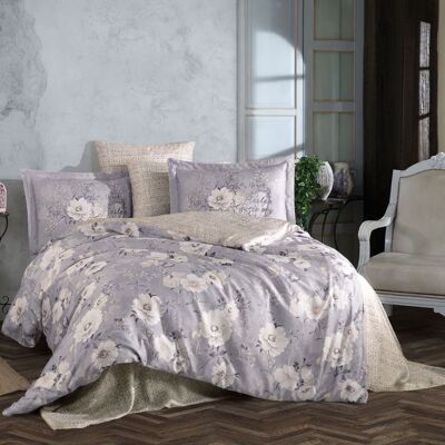 Hobby Clarinda Double 300TC Tencel Satin Copripiumino Set