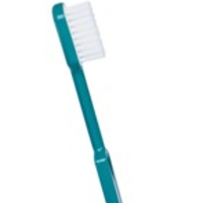Bag of 10 Caliquo Bioplastic Rechargeable Toothbrush Turquoise Blue - MEDIUM
