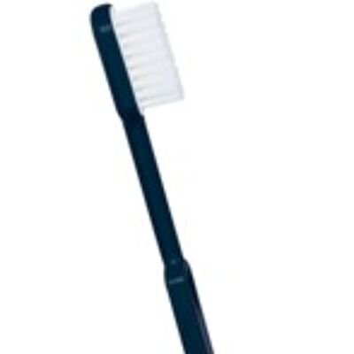 Bag of 10 Caliquo navy blue bioplastic rechargeable toothbrush - SOFT