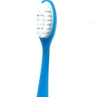 Beutel mit 10 wiederaufladbaren Zahnbürsten für Kinder, Blau – SOFT