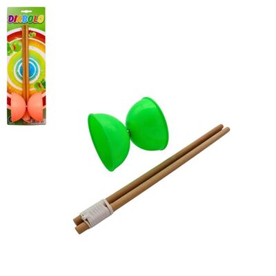 Juego Diabolo 30 Cm 2 Colores Surtidos