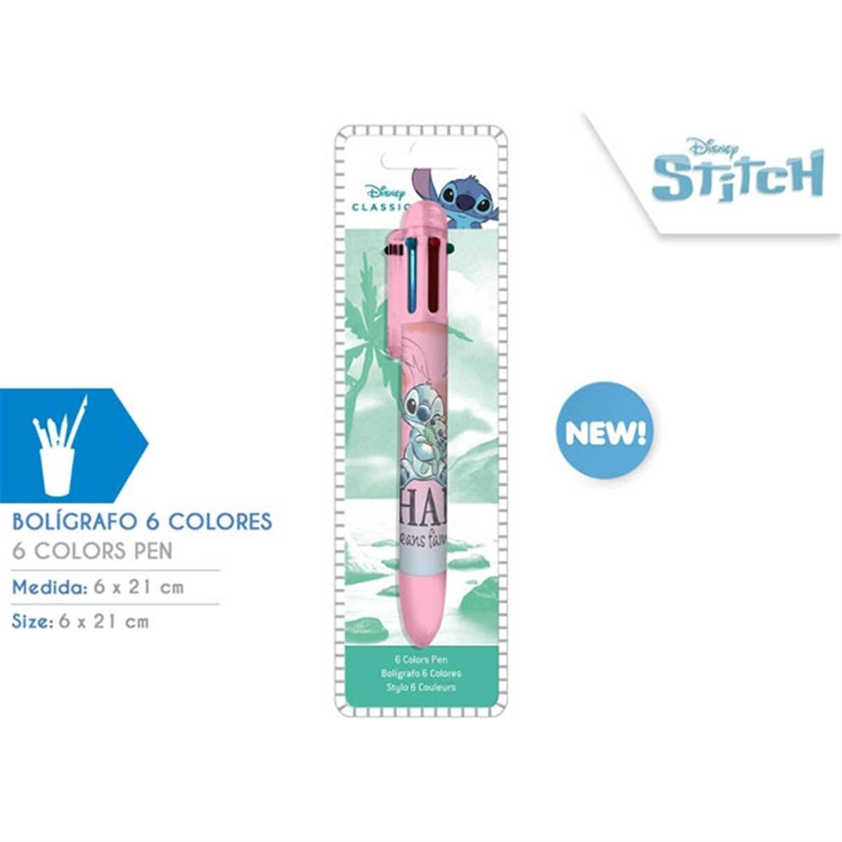 Penna a punto 6 colori