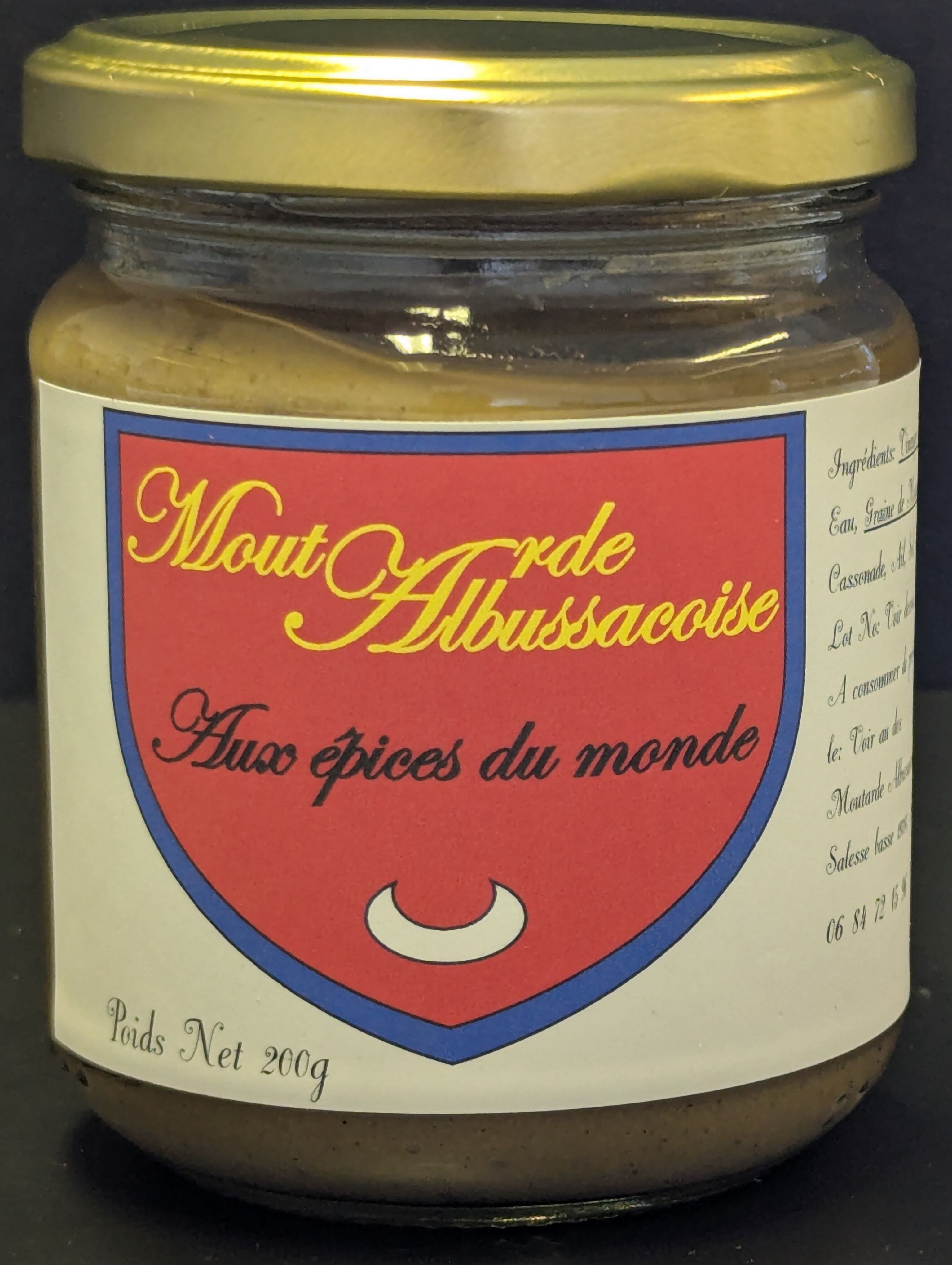 Senape con spezie del mondo 200g