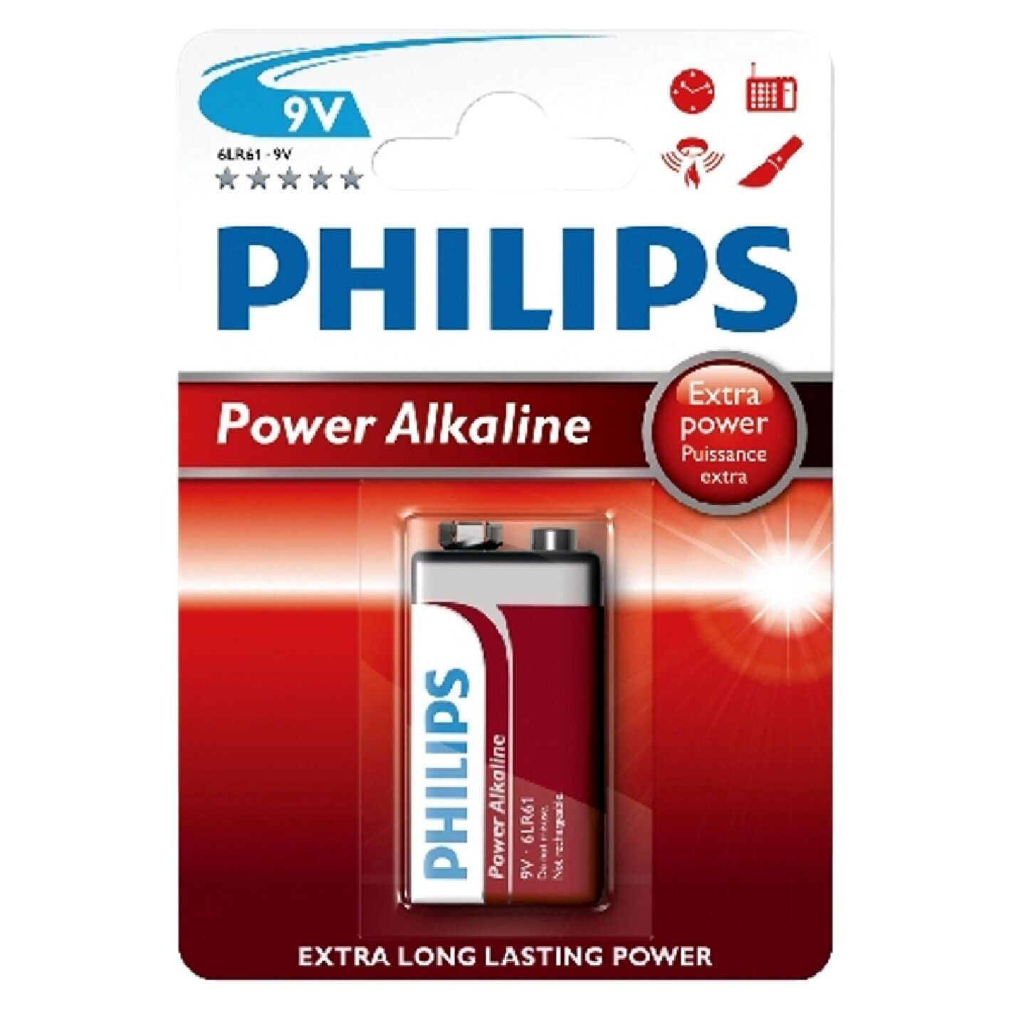 Battery(E=12) Philips 9V-x1