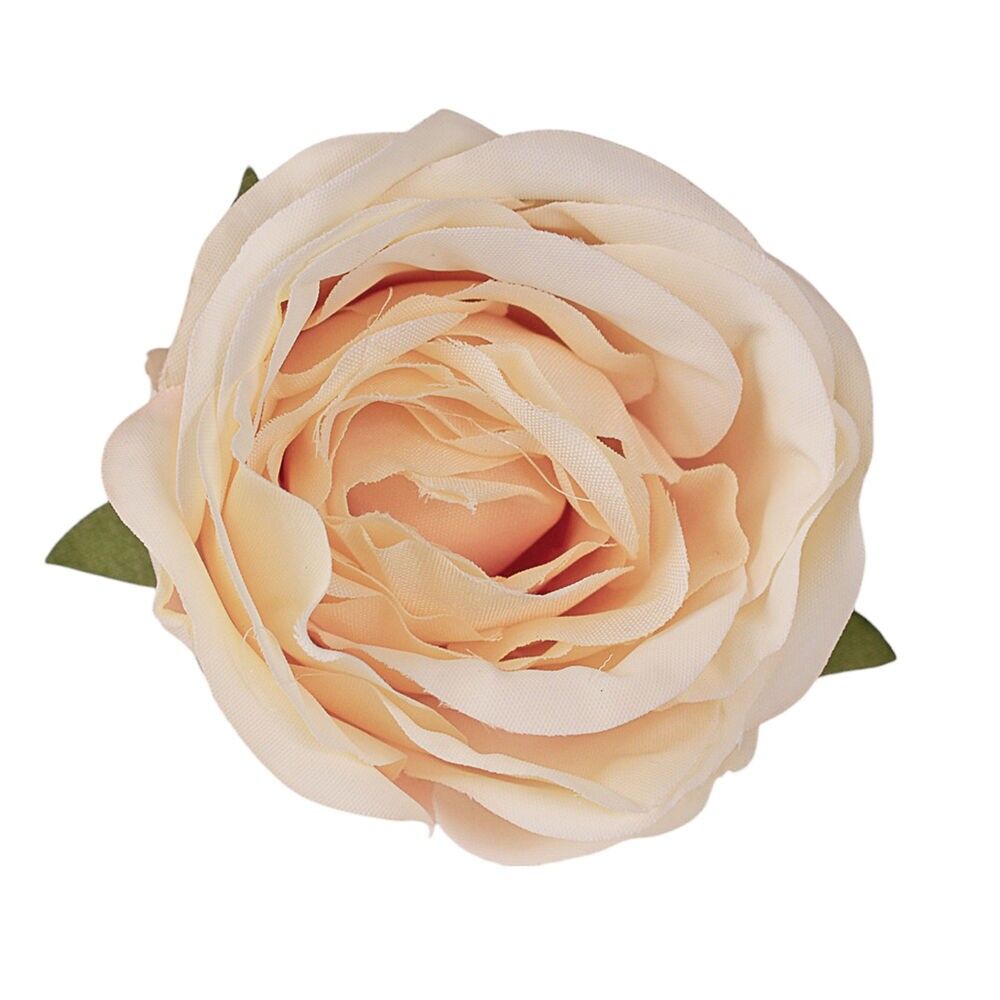 Capolino di fiore di peonia in seta, 5.5cm - Crema
