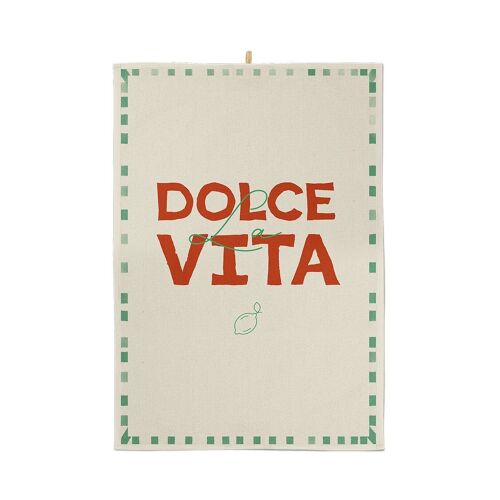 Torchon 100% coton Dolce Vita