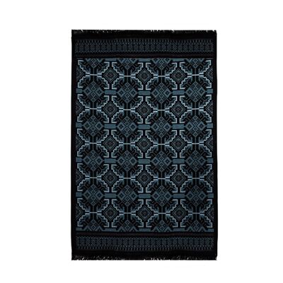 Tapis BiggHome - 120*180 cm, lavable en machine, durable, motif moderne pour salon, SA25AT, 47.24 x 70.87 pouces, 5.7 livres