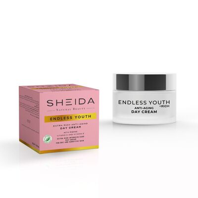 Sheida Endless Youth Crème de Jour Extra Riche Anti-Âge 50ML