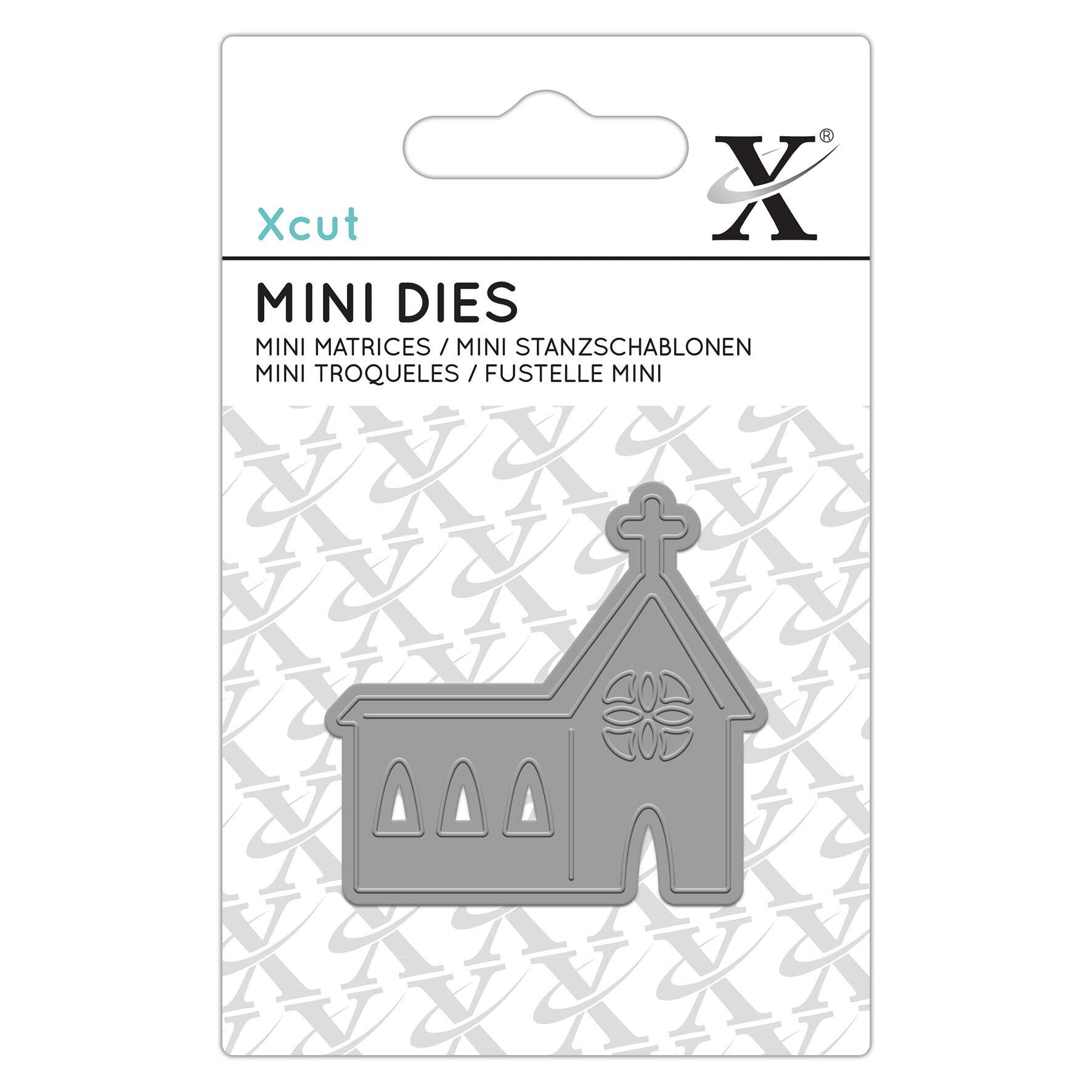 Xcut Mini Die Church, acciaio al carbonio, arte e artigianato, forniture per utensili da taglio in carbonio per splendide decorazioni, creazione di biglietti, confezioni regalo, scrapbooking, creazione di inviti, Crafters Companion