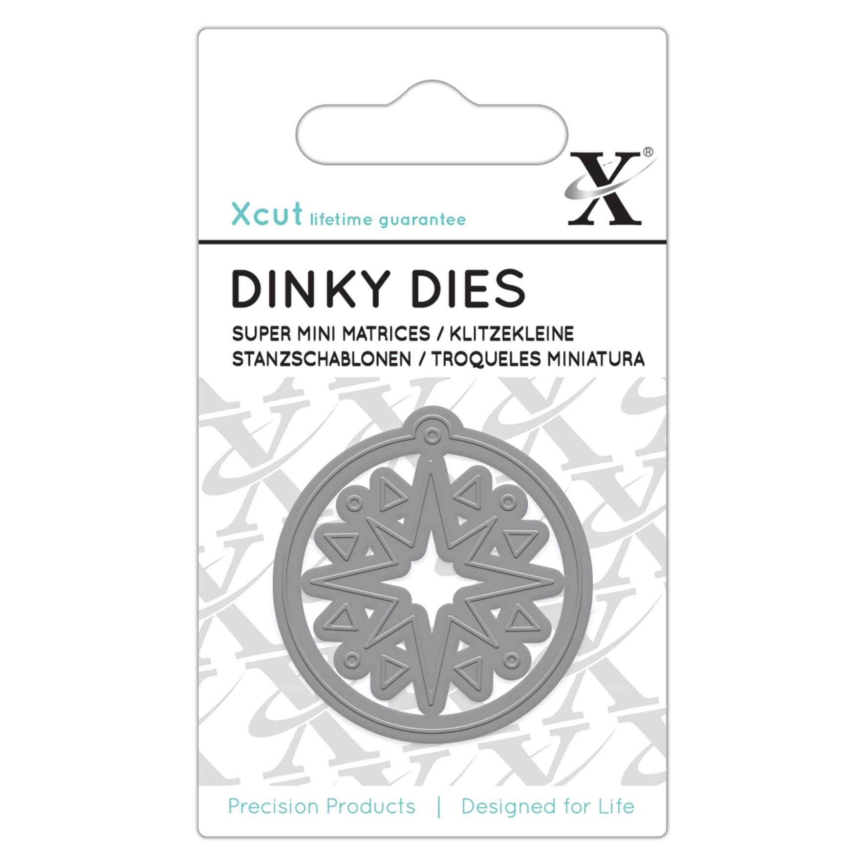 Xcut Dinky Dies Bauble, acciaio al carbonio, arte e artigianato, forniture per utensili da taglio in carbonio, per splendide decorazioni, creazione di biglietti, etichette regalo, confezioni, scrapbooking, creazione di inviti, Crafters Companion