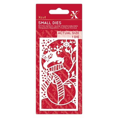 Troqueles pequeños Xcut, muñeco de nieve, acero al carbono, arte y manualidades, suministros para herramientas de corte, para una hermosa decoración, fabricación de tarjetas, envoltura de etiquetas de regalo, álbumes de recortes, creación de invitaciones, Crafters Companion
