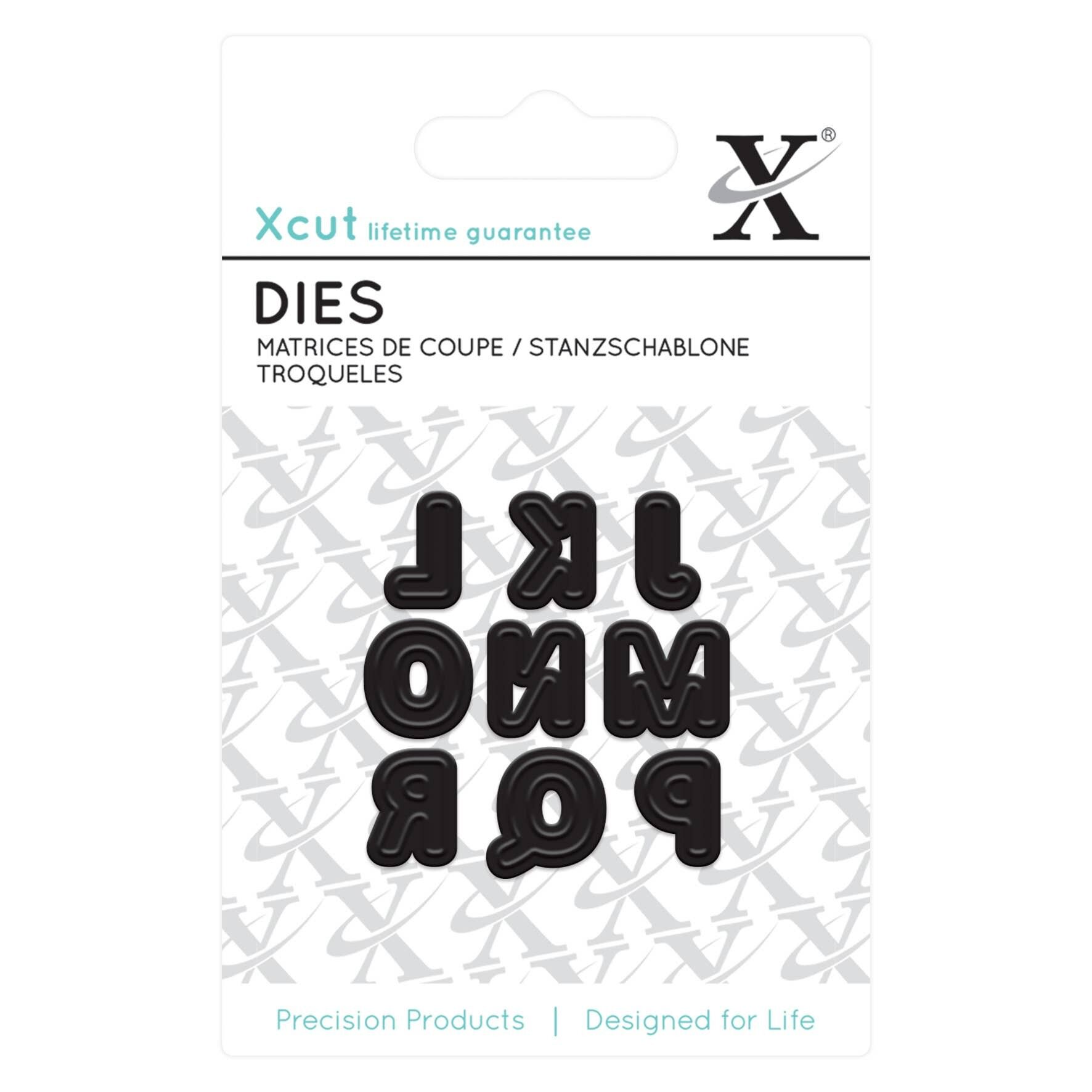 Xcut Mini Die Alphas Pt.2, Karbonstahl, Kunst & Handwerk, Karbon-Schneidwerkzeug-Zubehör, für schöne Dekoration, Kartenherstellung, Geschenkanhänger, Verpacken, Scrapbooking, Einladungsherstellung, Crafters Companion