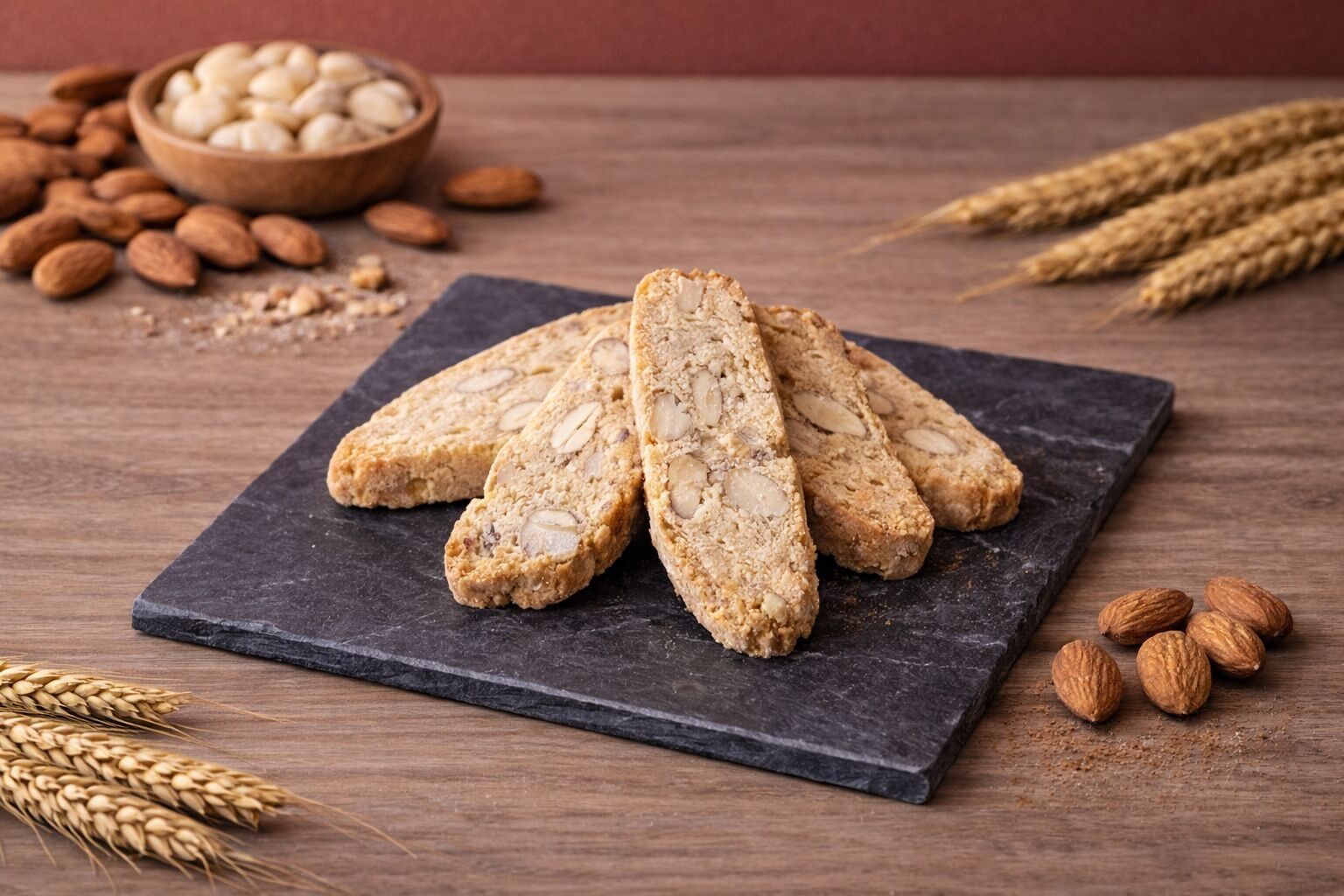 Crunchy almonds in bulk
