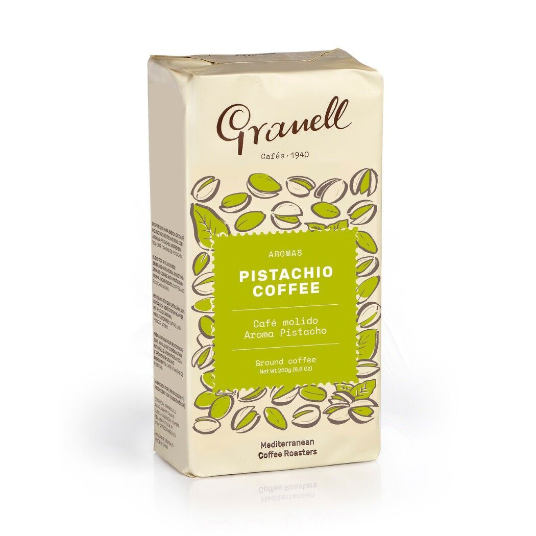 Caffè macinato al gusto di pistacchio