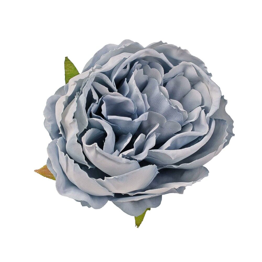 Capolino di fiore di peonia in seta, 5.5cm - Blu