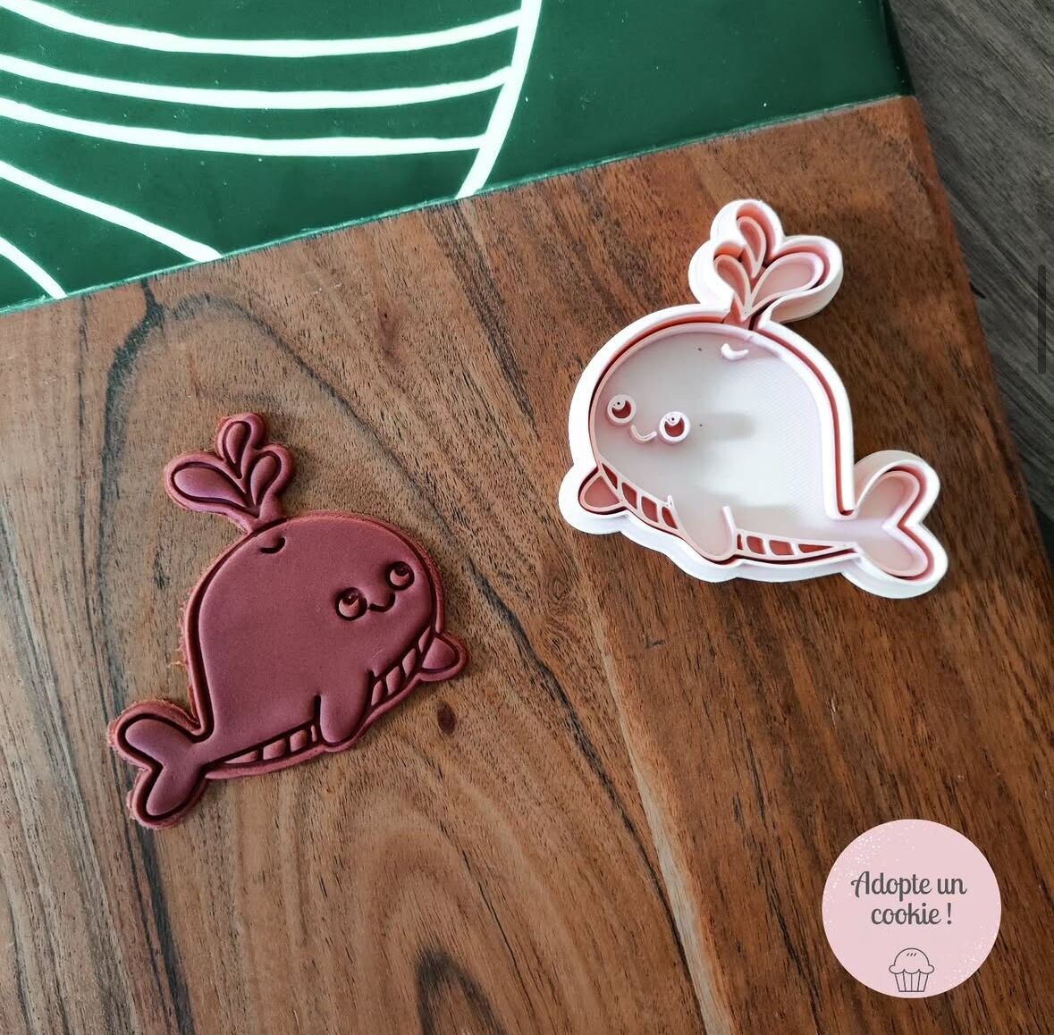 Cortador de galletas de ballena