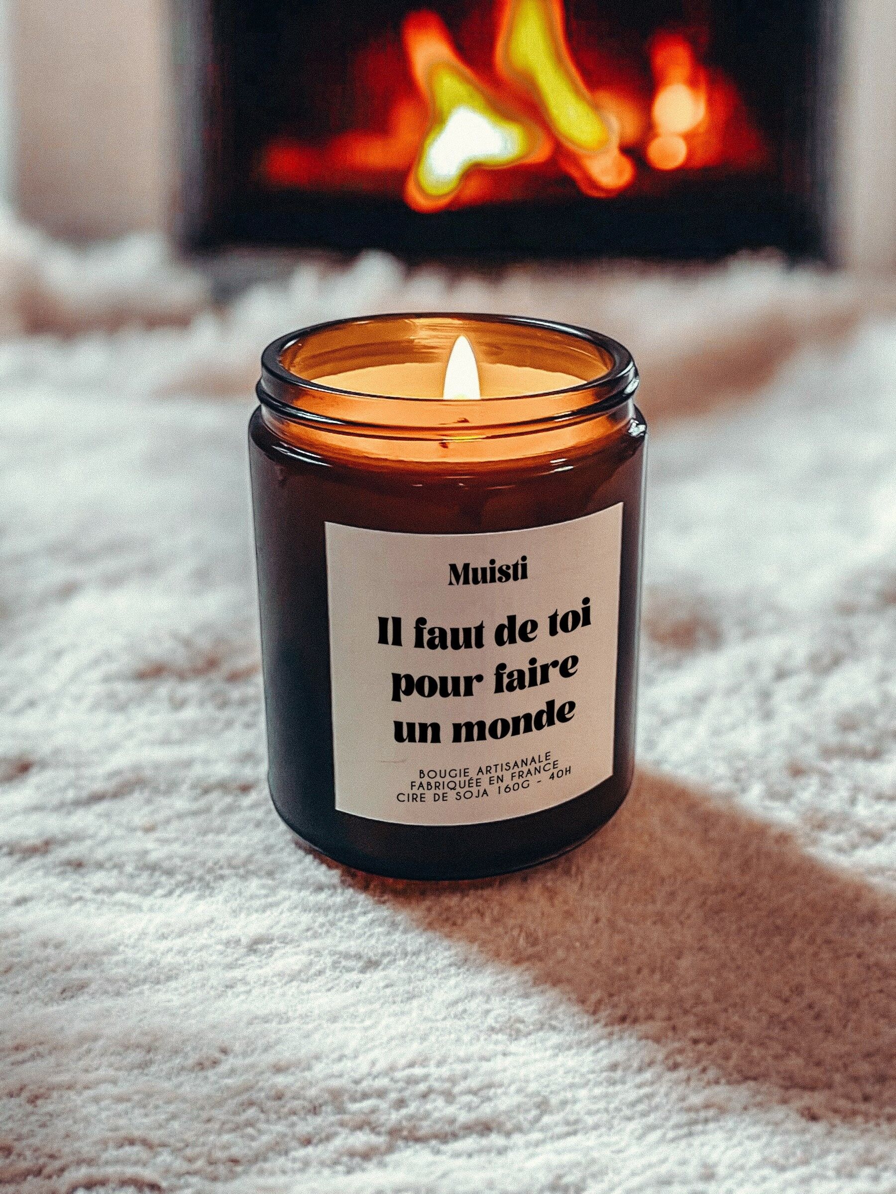 Scented Candle - It takes you to make a world - Valentine's Day Gift