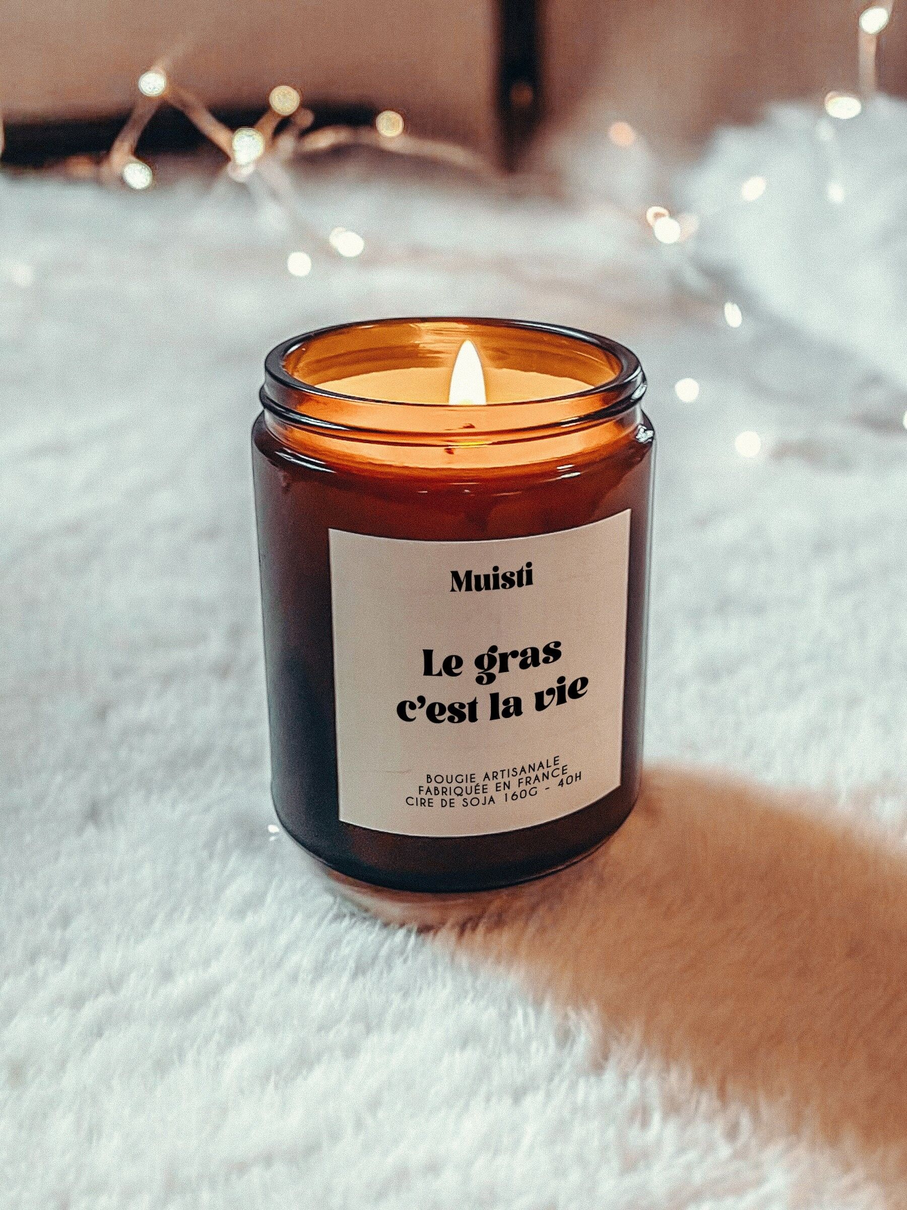 Duftkerze - Fett ist Leben