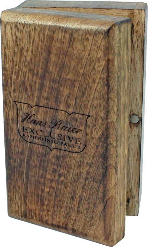 Holz Collectors-Box für Rasierpinsel (Artikel-Nr: 10014)
