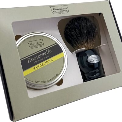 Gift box shaving brush with shaving soap - special price (Article No .: 12142)