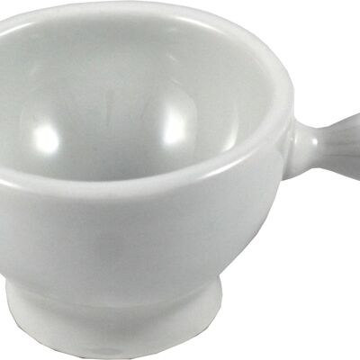 Taza navaja de porcelana con asa (No de artículo: 17117)