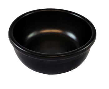 Porte-savon en céramique noir mat (Référence : 17136) 1