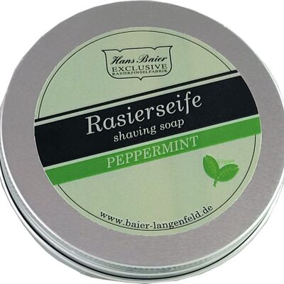 Hans Baier Shaving Soap Peppermint vegan (Item no .: 17962)