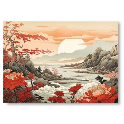 Affiche Paysage Japonais