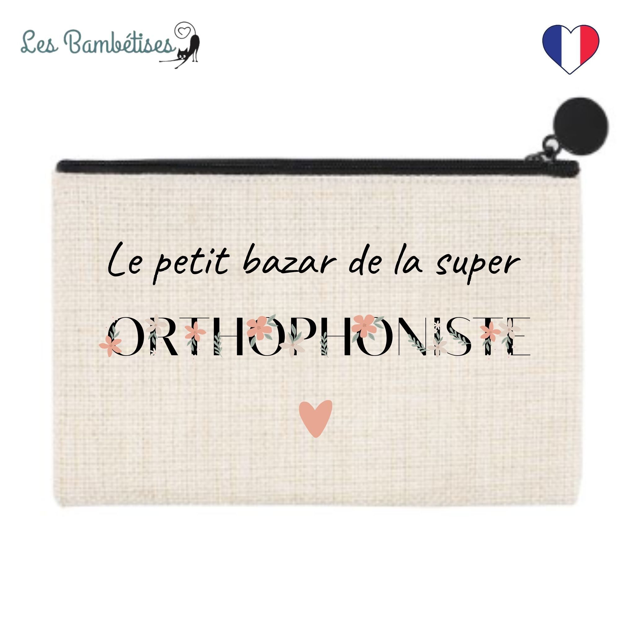 Borsa per logopedista con fiori Boho