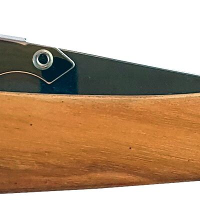 Couteau à lame interchangeable en bois d'olivier (N° d'article : 28107)