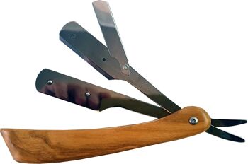 Couteau à lame interchangeable en bois d'olivier (N° d'article : 28107) 2