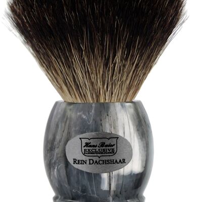 Shaving brush, plastic, marbled (Article No .: 51031)