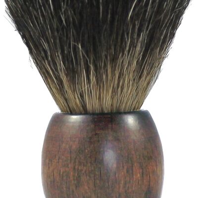 Pennello da barba in legno di faggio tinto (Articolo n.: 51051)
