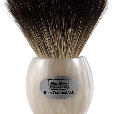 Shaving brush, plastic mother-of-pearl (Article No .: 51121)