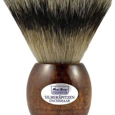 Shaving brush stained beech wood (Article No .: 53053)