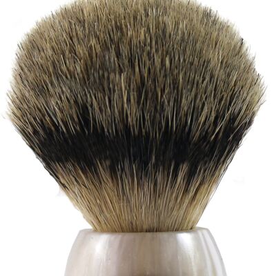 Shaving brush, plastic mother-of-pearl (Article No .: 53121)